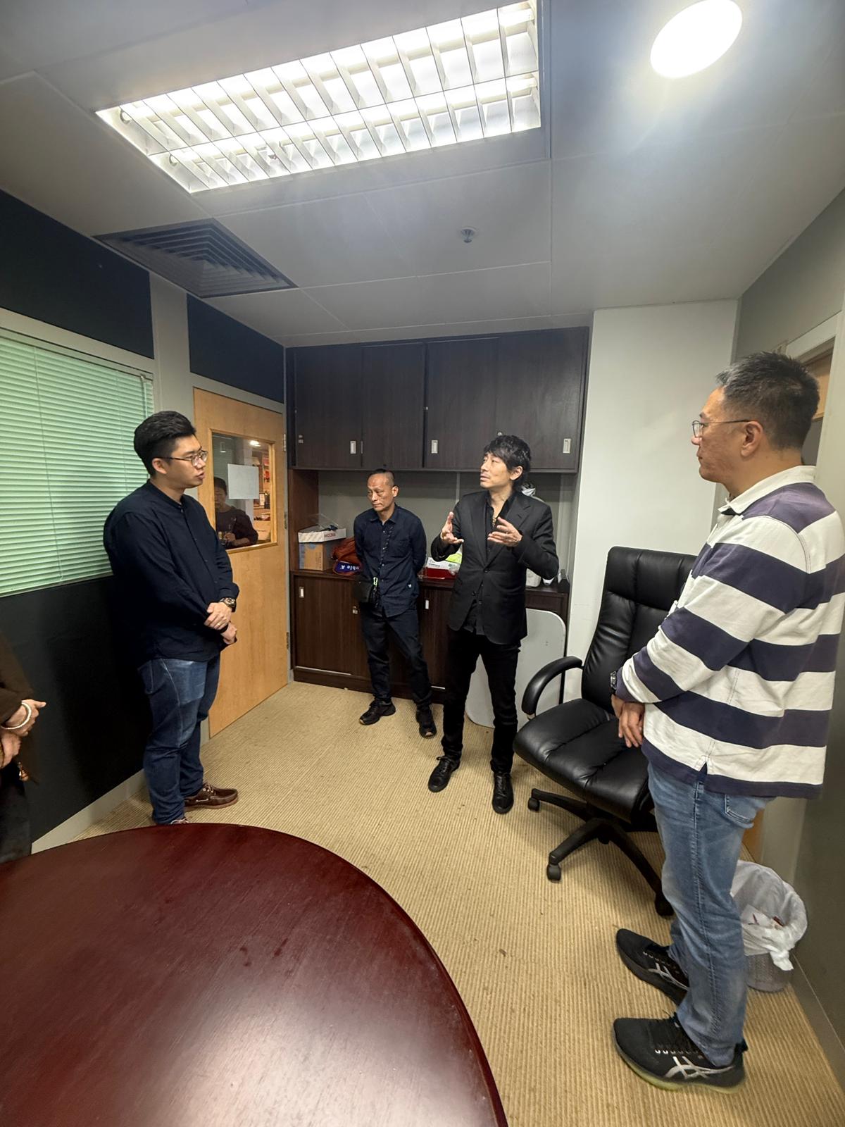 詹勝主席與大埔鄉事委員會代表葉文斌及民建聯代表